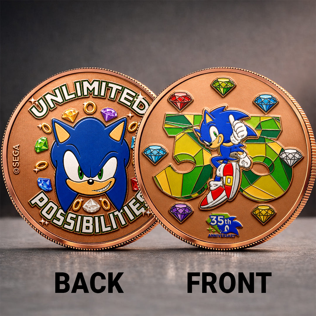Sonic the Hedgehog 35th Anniversary Commemorative Coin – TANTN23986