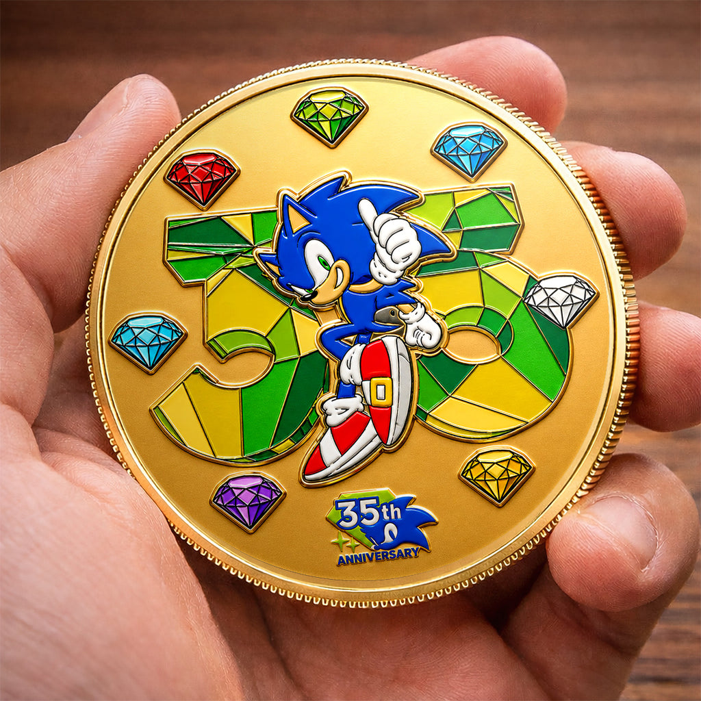 Sonic the Hedgehog 35th Anniversary Commemorative Coin – TANTN23986