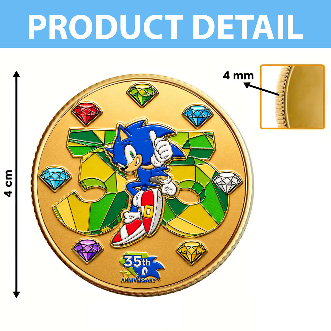 Sonic the Hedgehog 35th Anniversary Commemorative Coin – TANTN23986