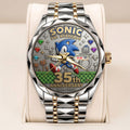 Sonic the Hedgehog 35th Anniversary Alloy Luxury Quartz Watch – TANTN23988