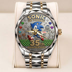 Sonic the Hedgehog 35th Anniversary Alloy Luxury Quartz Watch – TANTN23988