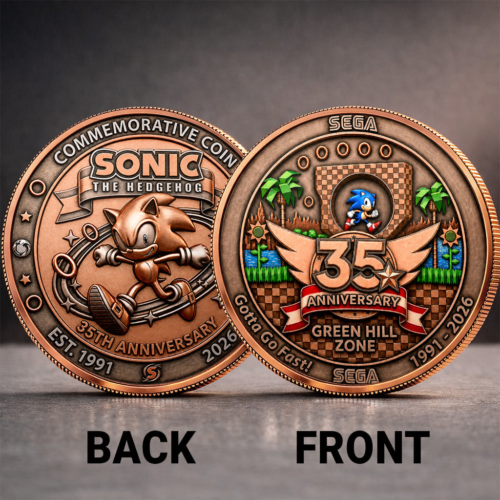 Sonic the Hedgehog 35th Anniversary Commemorative Coin – TANTN23990