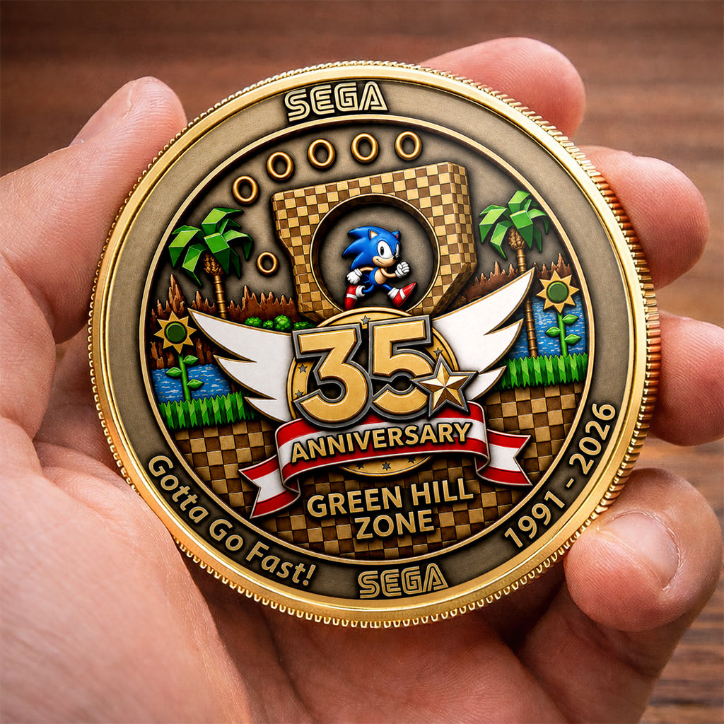 Sonic the Hedgehog 35th Anniversary Commemorative Coin – TANTN23990