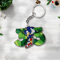 Sonic the Hedgehog 35th Anniversary Custom Shape 2-sided Keychain – TANTN24047