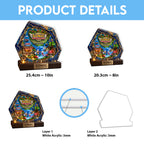 Sonic the Hedgehog 35th Anniversary Custom Shape Acrylic Light Box – TANTN24057