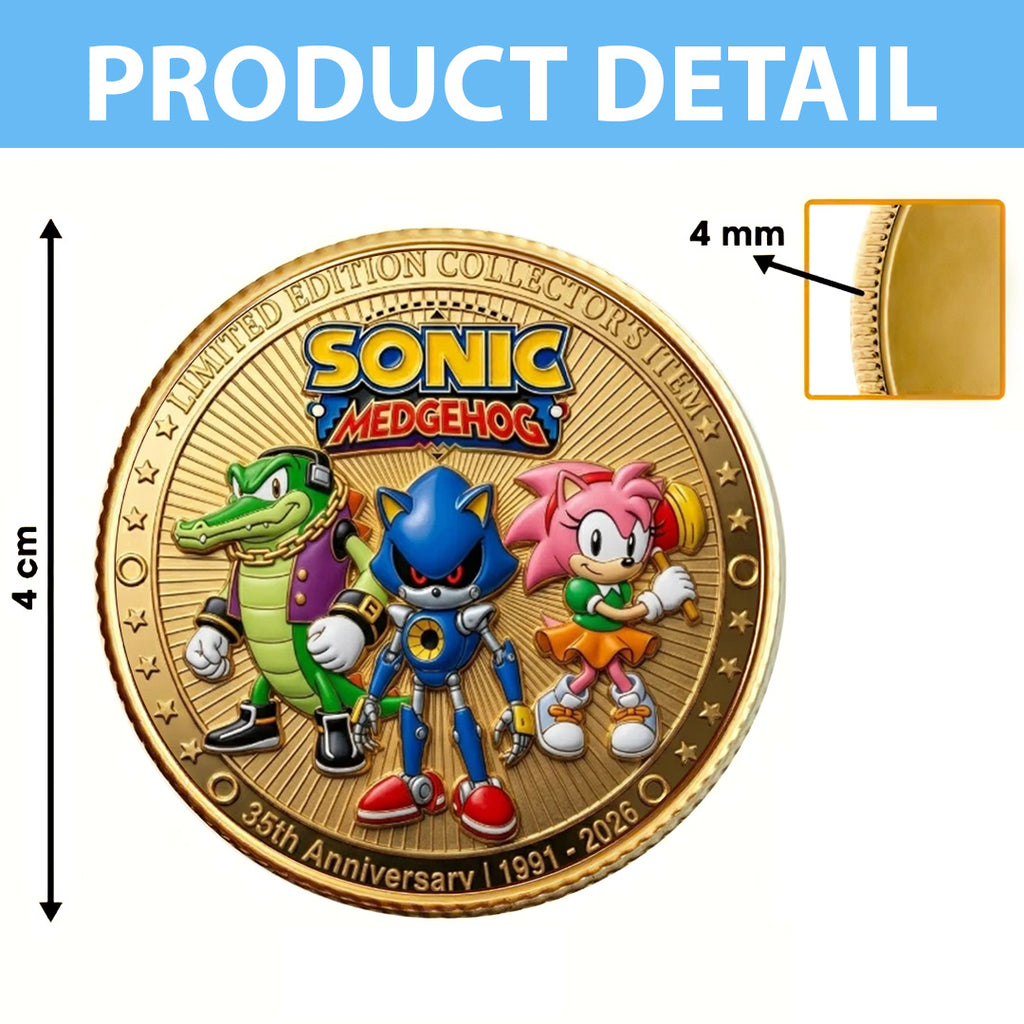 Sonic the Hedgehog 35th Anniversary Commemorative Coin – TANTN24063