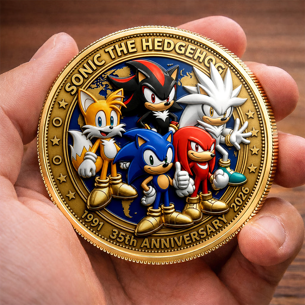 Sonic the Hedgehog 35th Anniversary Commemorative Coin – TANTN24065