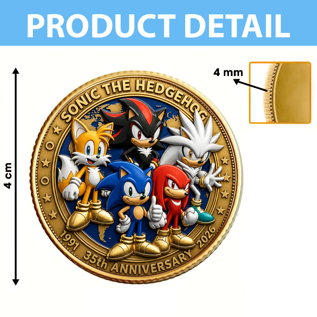 Sonic the Hedgehog 35th Anniversary Commemorative Coin – TANTN24065