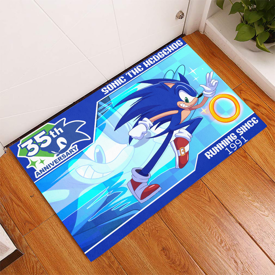 Sonic the Hedgehog 35th Anniversary Custom Doormat – TANTN24086