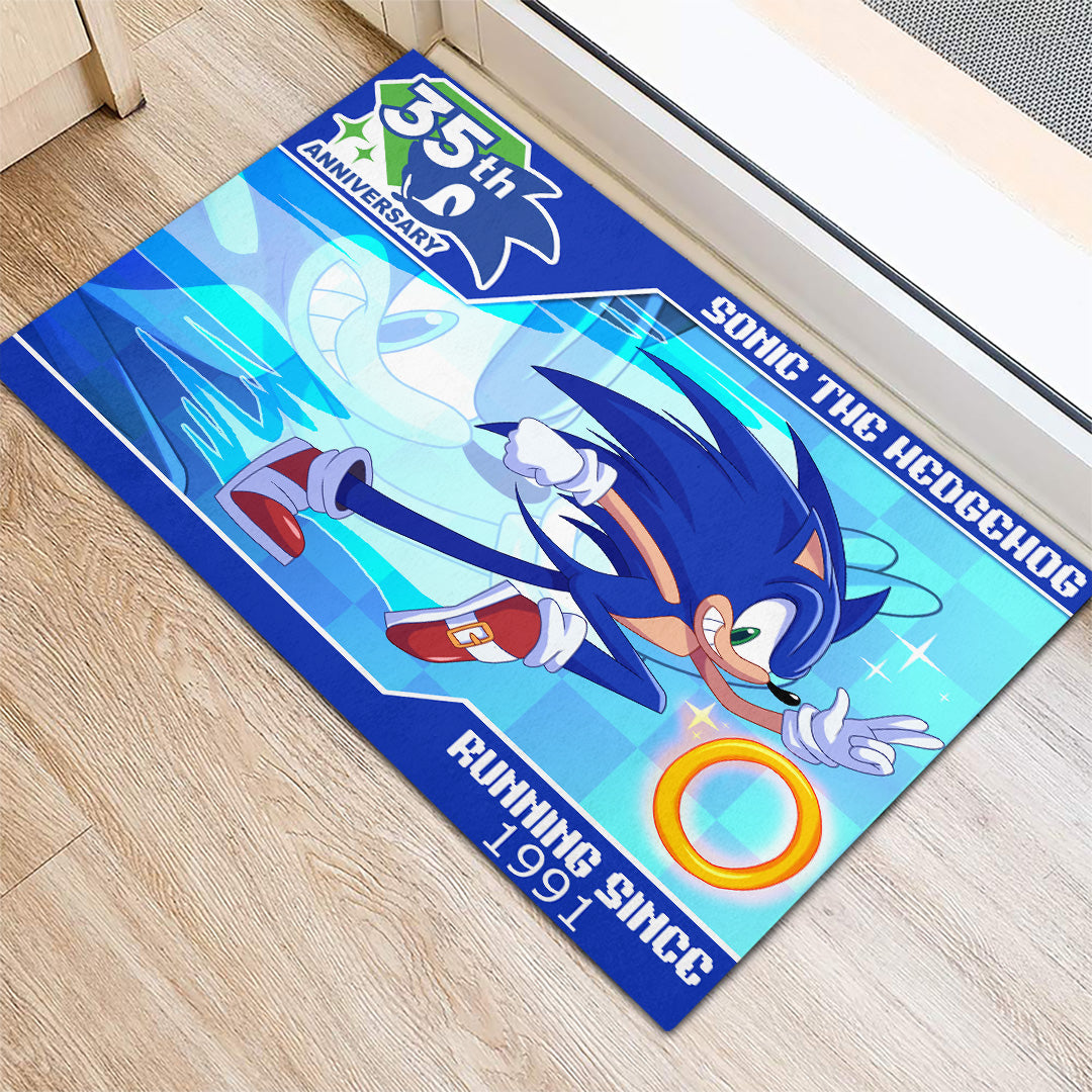 Sonic the Hedgehog 35th Anniversary Custom Doormat – TANTN24086