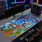 Sonic the Hedgehog 35th Anniversary Custom Gaming Desk Mat – TANTN24092