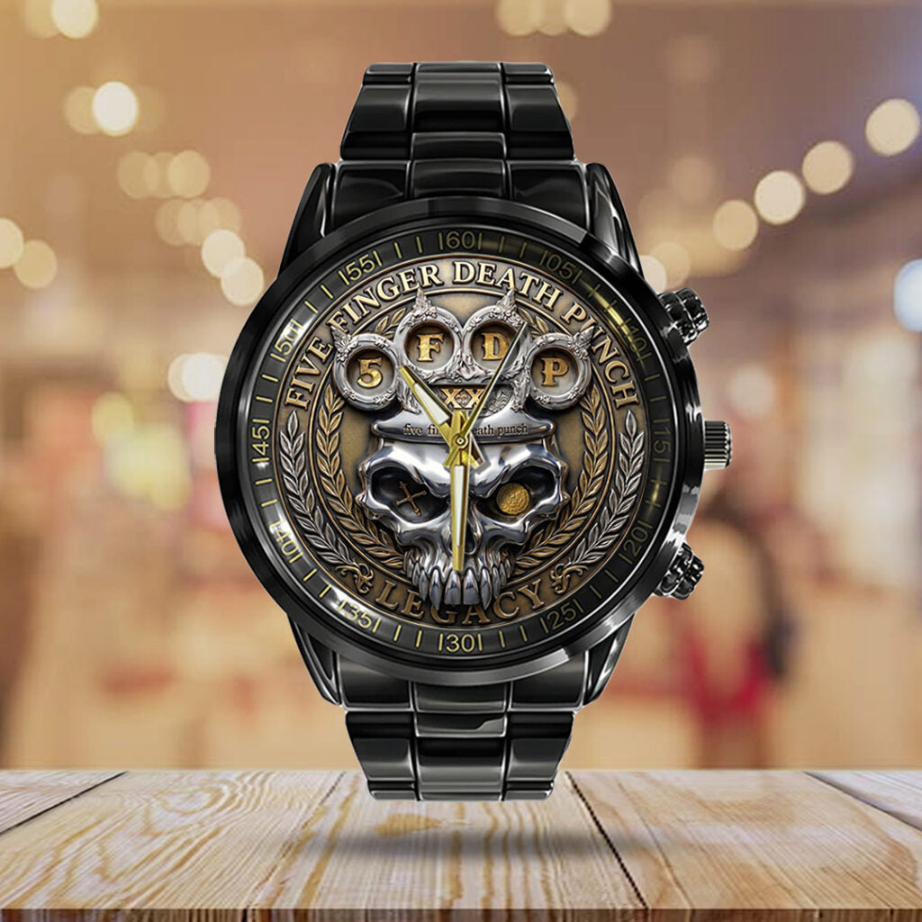 Five Finger Death Punch Black Stainless Steel Watch - TANTN24147