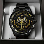 Newcastle United 135th Anniversary Black Stainless Steel Watch - TANTN24183