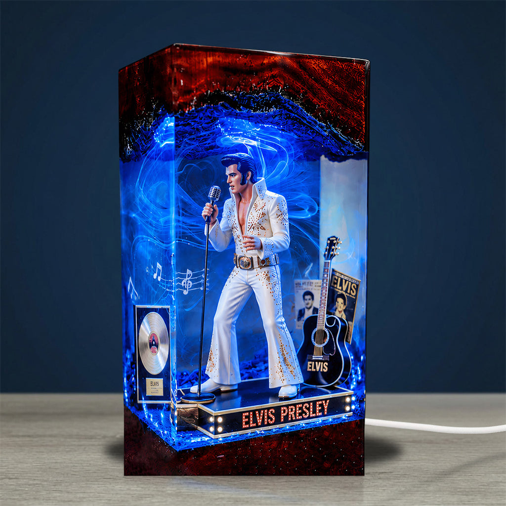 Elvis Presley Custom Shape Acrylic Light Box – TANTN24292