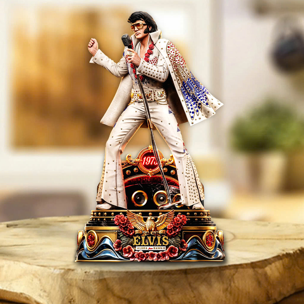 Elvis Presley Custom Shape Acrylic Plaque – TANTN24331