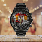 Spain National Team 2026 FIFA World Cup Champions Black Stainless Steel Watch - TANTN24397