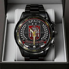 Spain National Team 2026 FIFA World Cup Champions Black Stainless Steel Watch - TANTN24401