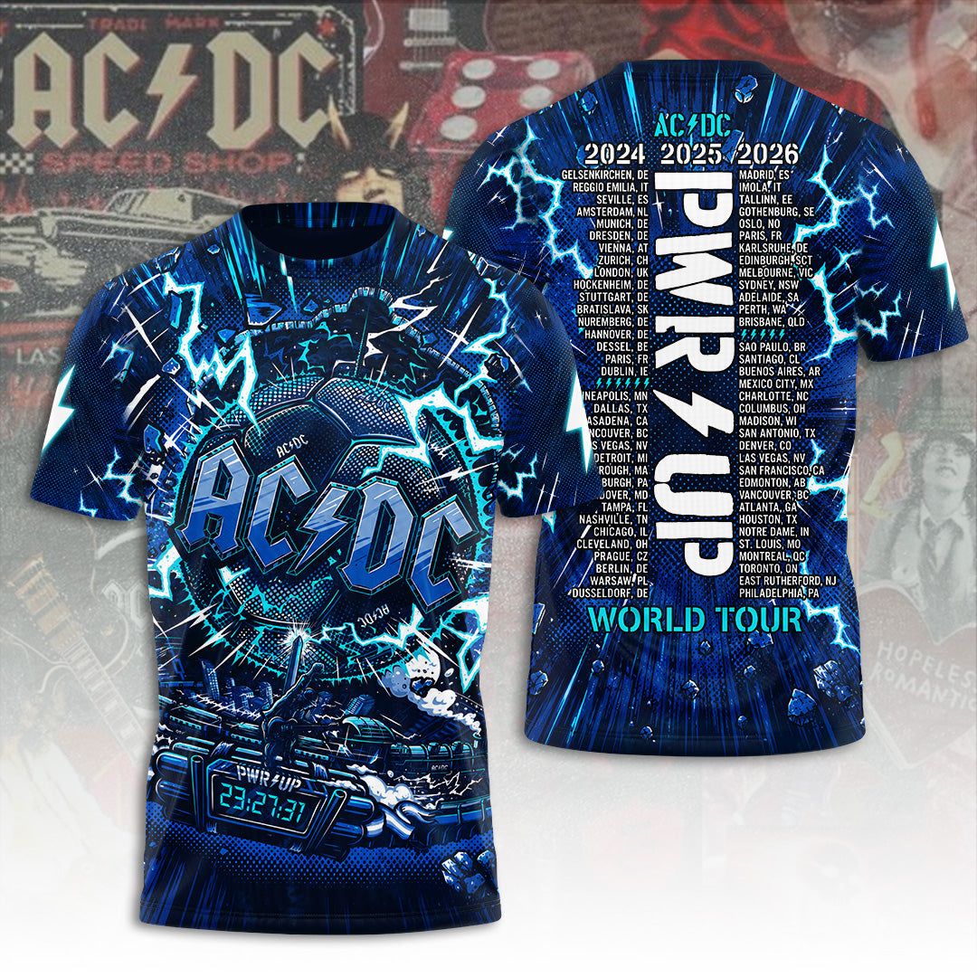 AC/DC World Tour 2026 3D Apparel – TANTN24544