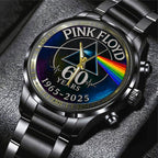 Pink Floyd 60th Anniversary Black Stainless Steel Watch - TANTN24644