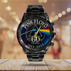 Pink Floyd 60th Anniversary Black Stainless Steel Watch - TANTN24644