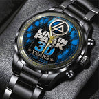 Linkin Park 30th Anniversary Black Stainless Steel Watch - TANTN24655