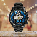 Linkin Park 30th Anniversary Black Stainless Steel Watch - TANTN24655