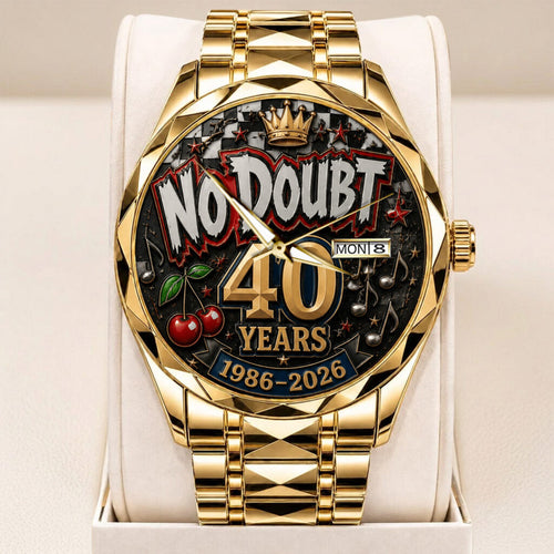 No Doubt 40th Anniversary Alloy Luxury Quartz Watch - TANTN24666