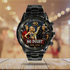 No Doubt 40th Anniversary Black Stainless Steel Watch - TANTN24669
