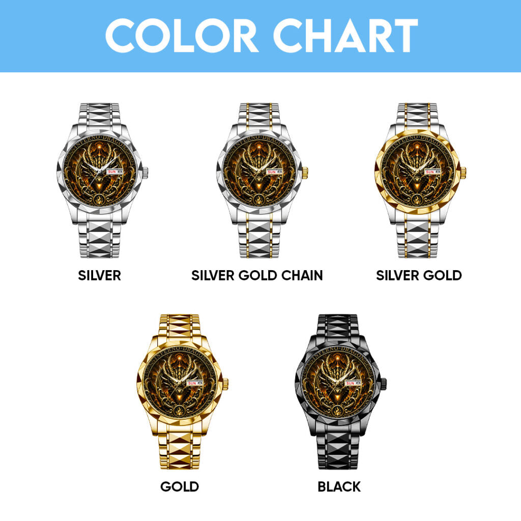 Frost Dragon Alloy Luxury Quartz Watch - TANTN24708