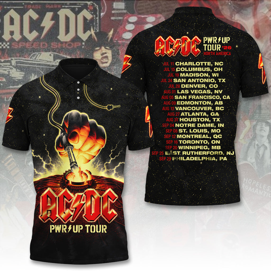 AC/DC World Tour 2026 3D Apparel – TANTN24735