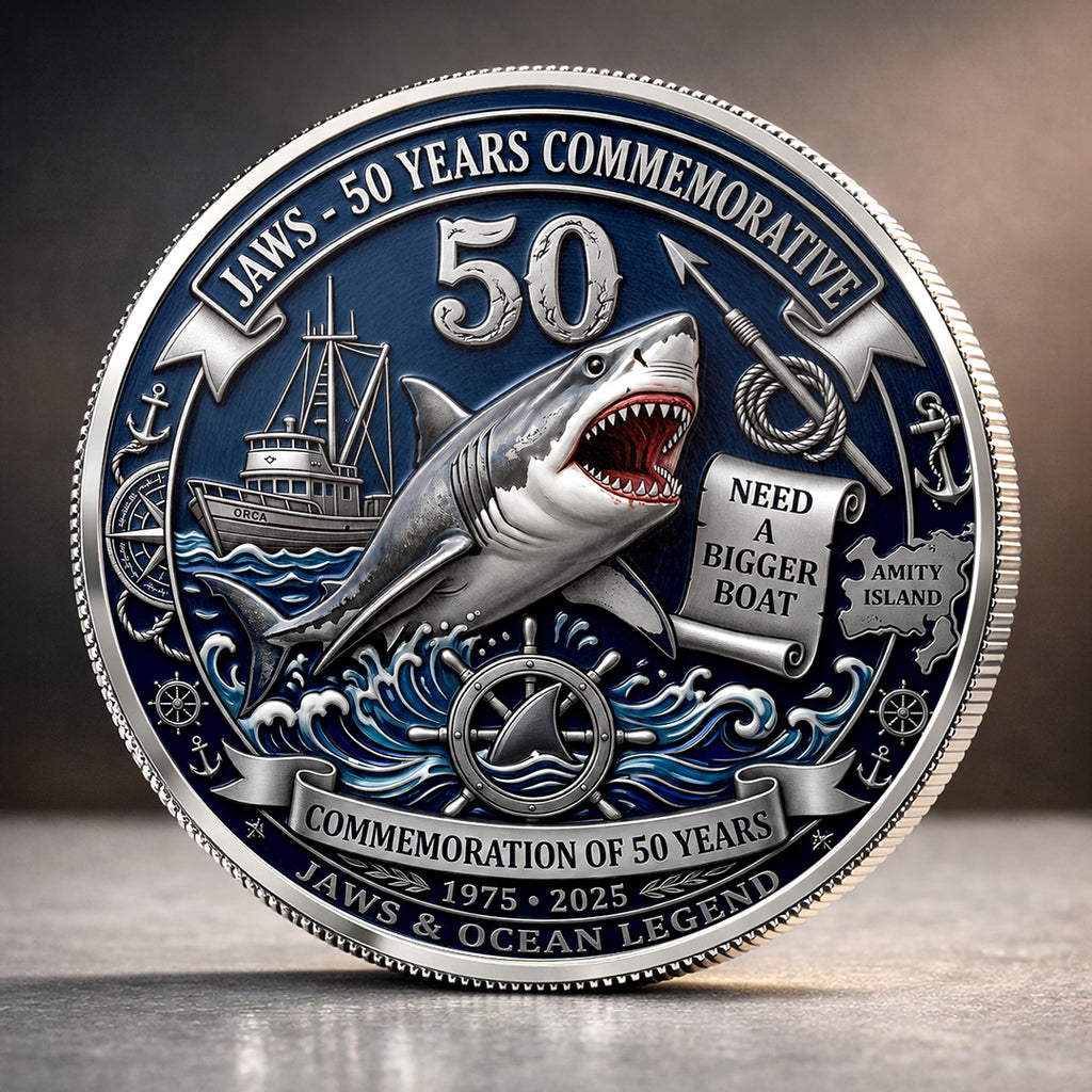 Jaws 50th Anniversary Commemorative Coin – TANTN24762
