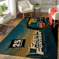 Fast & Furious 25th Anniversary Rectangular Rug – TANTN24785