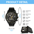 Fast & Furious 25th Anniversary Black Stainless Steel Watch - TANTN24843