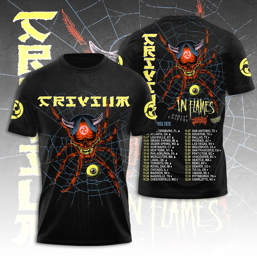 Trivium Tour 2026 3D Apparel – TANTN24961