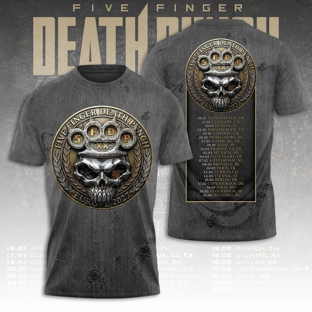 Five Finger Death Punch Tour 2027 3D Apparel – TANTN25052