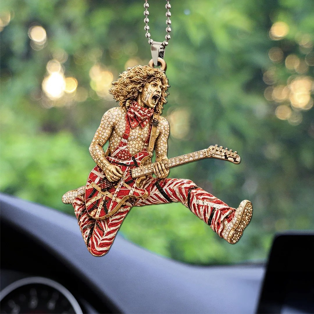 Van Halen Custom shape 2-sided Acrylic Car Ornament – TANTN25151