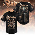 Sabaton Tour 2026 Baseball Jersey – TANTN25453