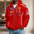 Scuderia Ferrari x Lewis Hamilton Monza Grand Prix 2026 3D Unisex Waffle Hoodie – TANTN25440