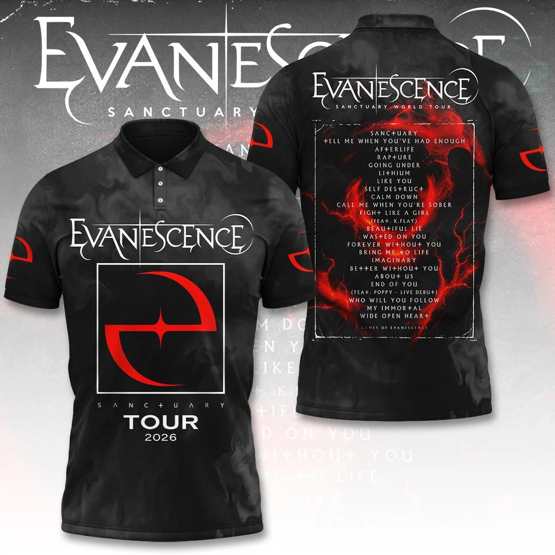 Evanescence Tour 2026 3D Apparel – TANTN25520