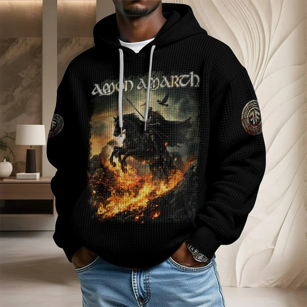 Amon Amarth Eight Legs of Thunder 3D Unisex Waffle Hoodie – TANTN25634
