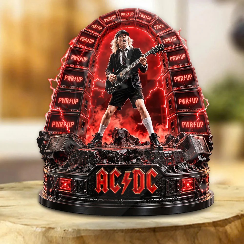 AC/DC PWR UP Tour Custom Shape Acrylic Plaque – TANTN25792