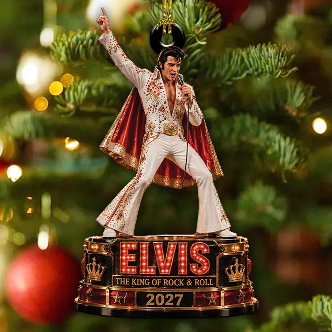 Elvis Presley 2027 Custom Shape 2-side Printed Acrylic Ornament – TANTN25899