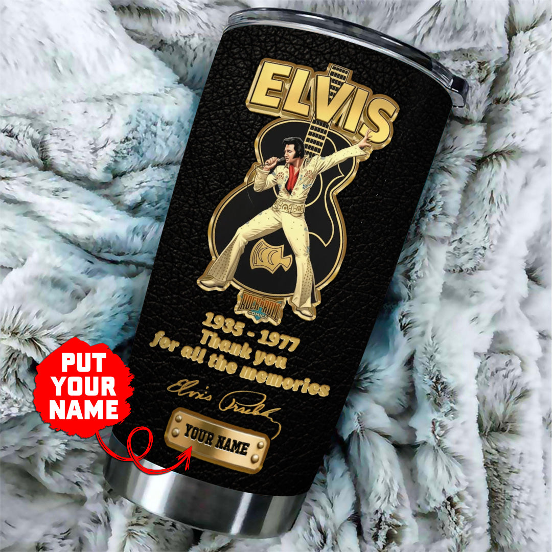 Personalized Elvis Presley Tumbler Cup – TMTHU3095