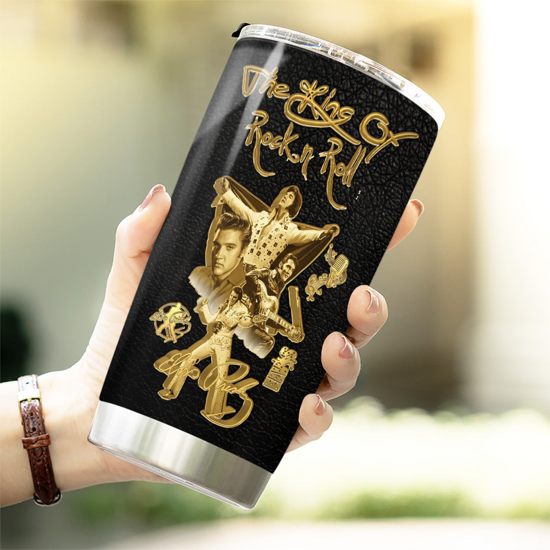 Personalized Elvis Presley Tumbler Cup – TMTHU3095