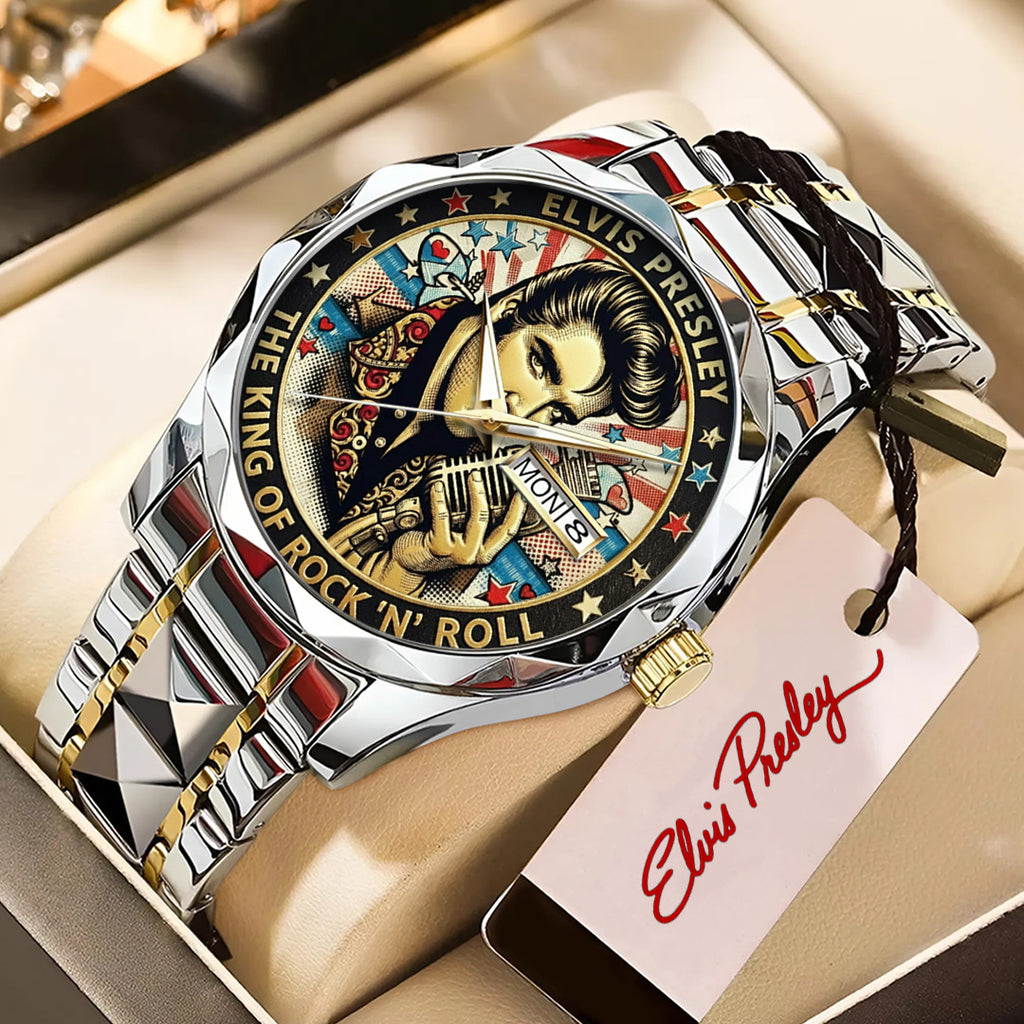 Elvis Presley Alloy Luxury Quartz Watch – TMTHU3136