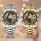 Elvis Presley Alloy Luxury Quartz Watch – TMTHU3136
