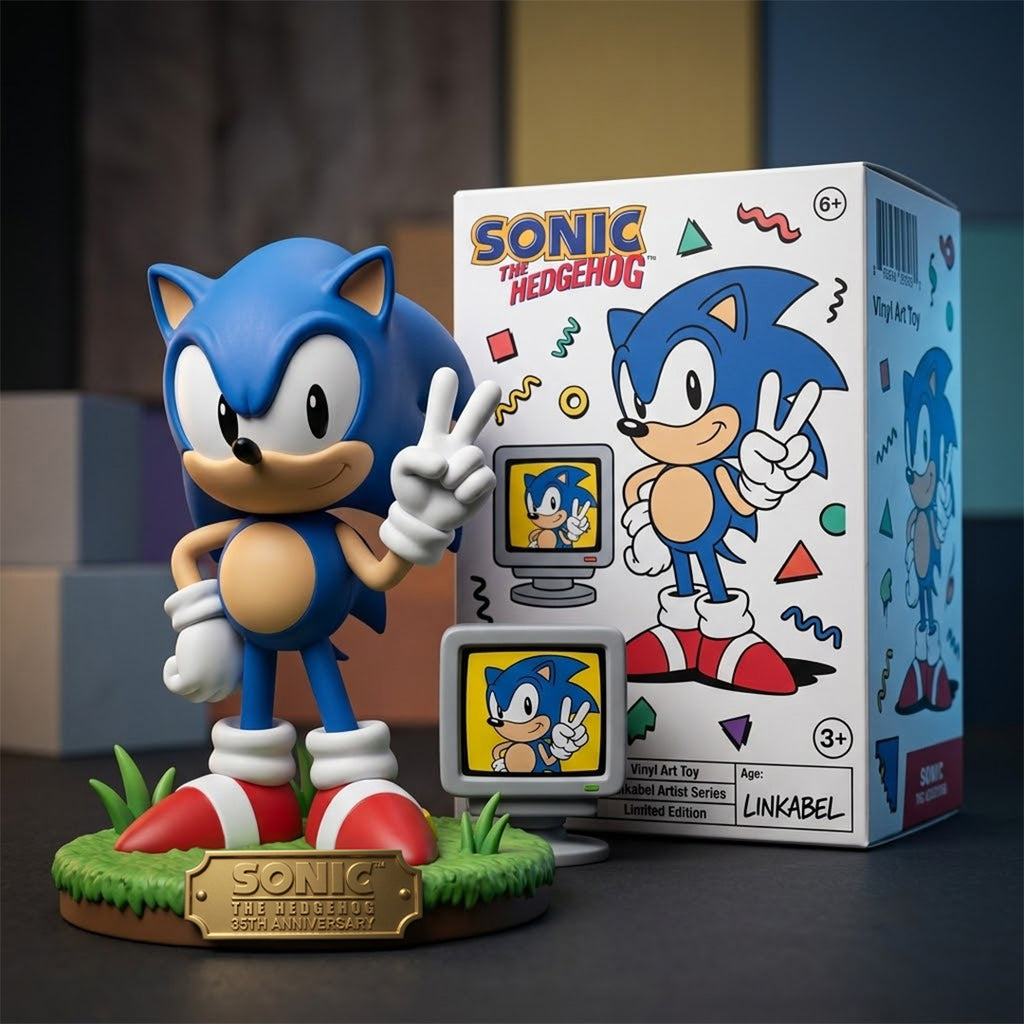 Sonic the Hedgehog 35th Anniversary 3D Collectible Vinyl Figure – TMTHU7263