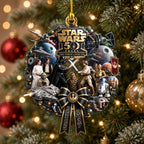 Star Wars 50th Anniversary Custom Shape 2-side Printed Acrylic Ornament – TMTHU9678