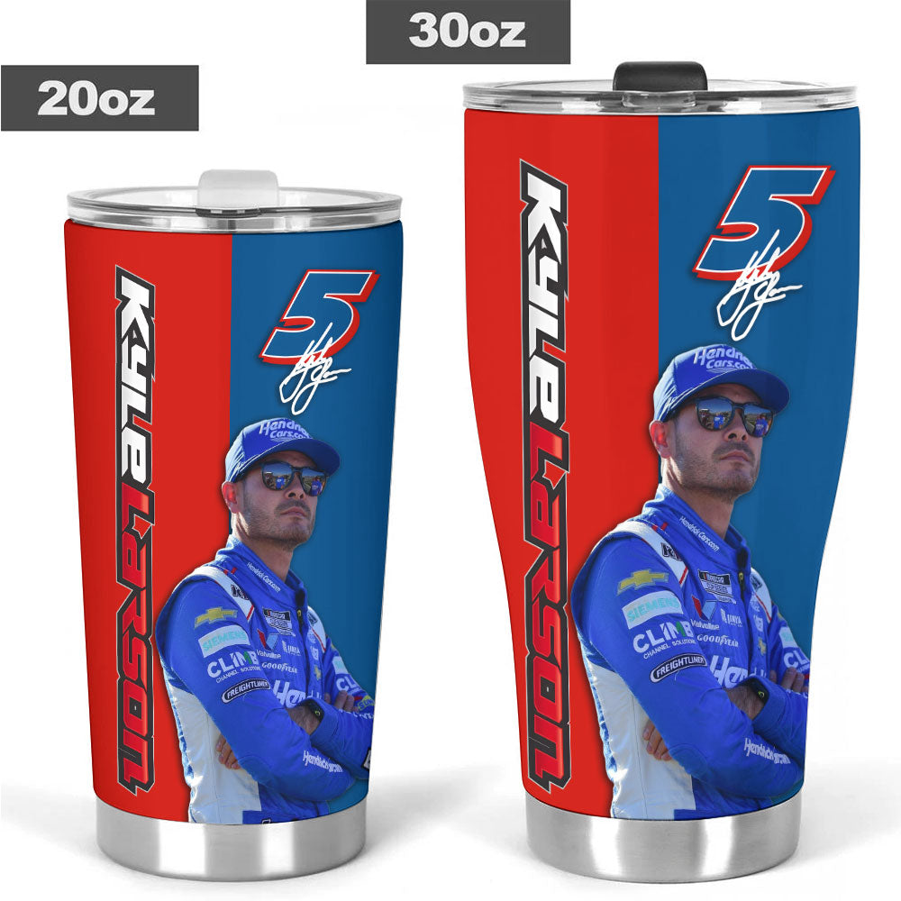 Kyle Larson 2025 NASCAR Cup Series Champions Tumbler Cup – TMTHU2014
