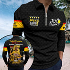 Tadej Pogačar 2026 Tour de France Champion Zip Polo Shirt – TMTHU7862